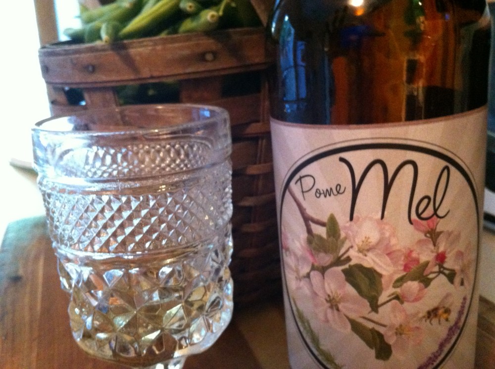Colorado Cider Company's Pomme Mel - a honey apple cider with lavender and rosemary highlights!
