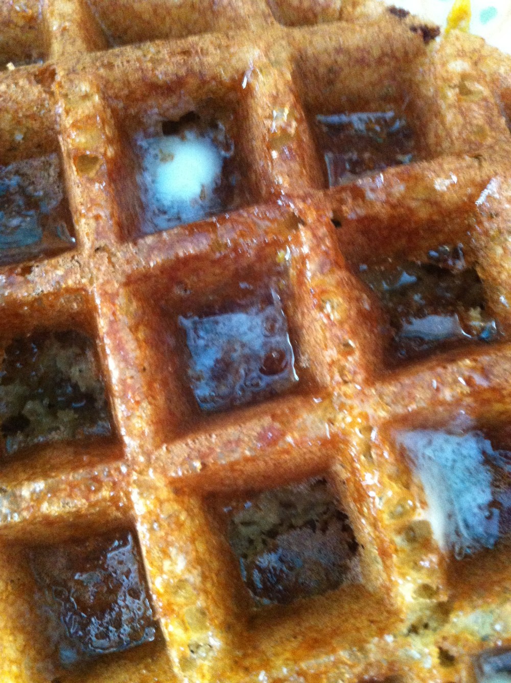 with good butter and local Colorado honey, the gingerbread waffles are excellent!