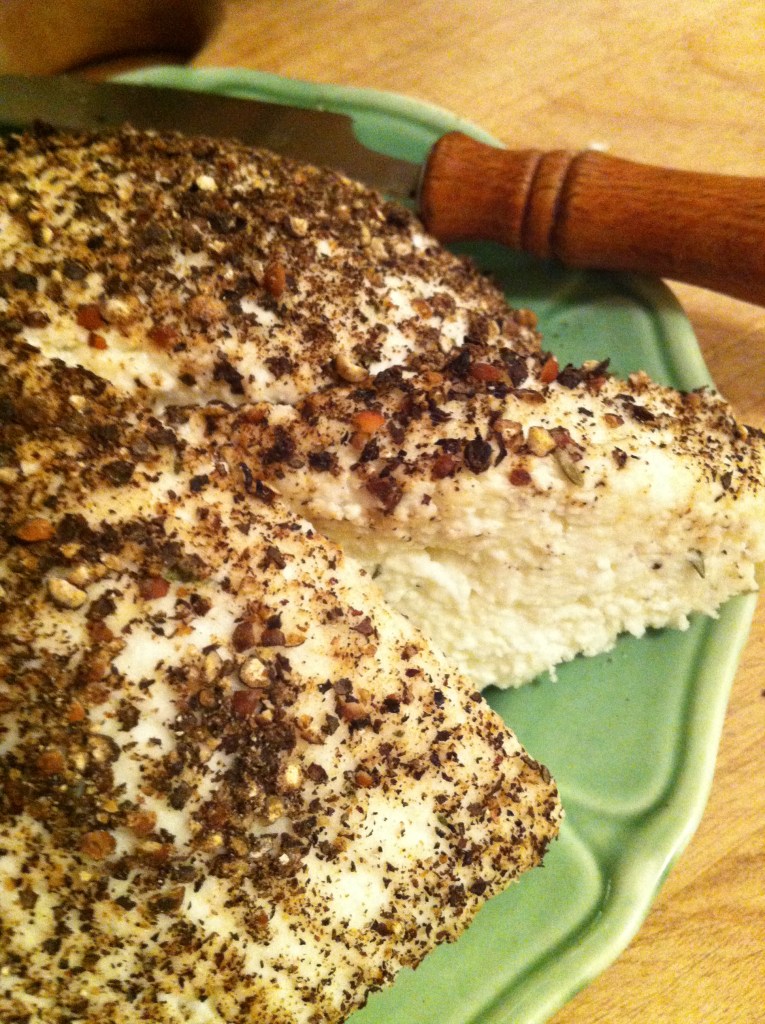 still warm, I couldn't resist the first slice...