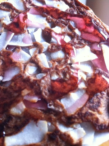 cherry honey drizzles spike up the flavors