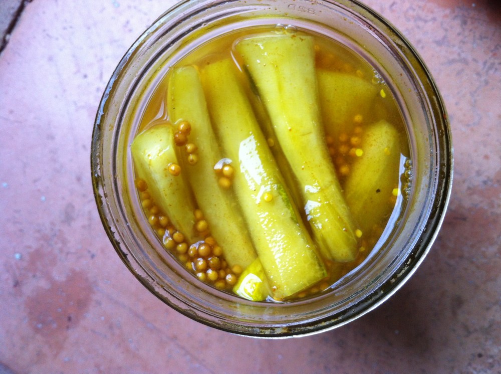 Curry Pickles of Summer