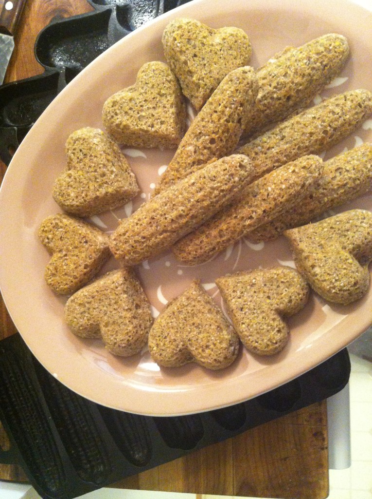 Glass Gem corn muffins