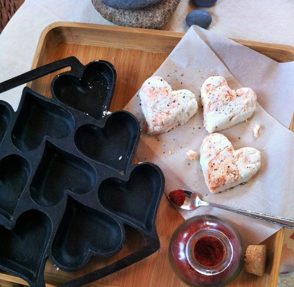 unmolding the cheeses