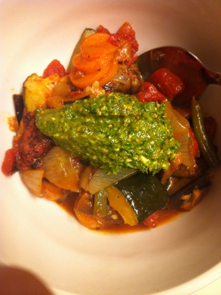 Grilled Vegetable Ratatouille with French Pistou